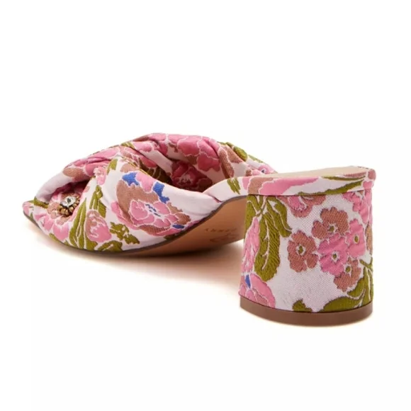 Katy Perry Tooliped Twisted Slip-on Sandals Vintage Pink 5.5 - Picture 3 of 8